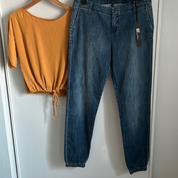 New Kut From The Cloth New Women’s Denim Jogger Jean Pants - Picture 1 of 8